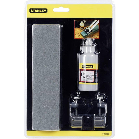 Stanley 0-16-050 - Kit de afilado para formones con guía, piedra y aceite