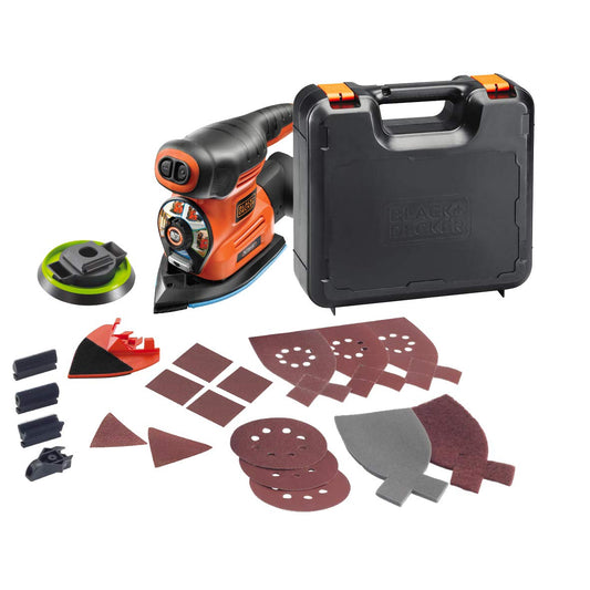 BLACK+DECKER Multilijadora Autoselect 4 en 1, 19 Accesorios y maletín incluido 220 W 230 V, KA280K