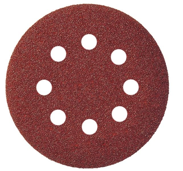 Klingspor 270484 - Disco de lija con velcro PS 18 EK, grano 120, 125 mm, perforación GLS5 (Lote de 50 uds)