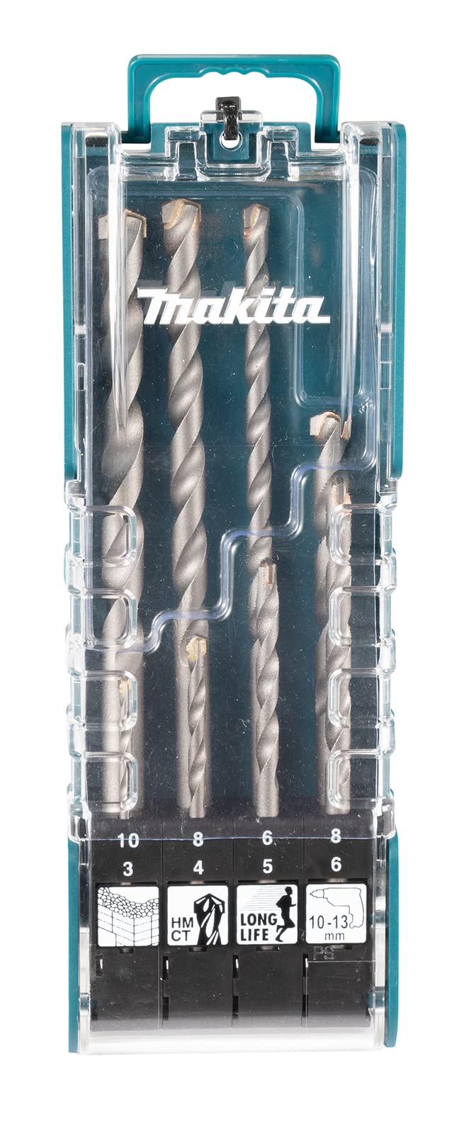 Makita E-15861 - TCT Juego de brocas de (Lote de 8 uds)