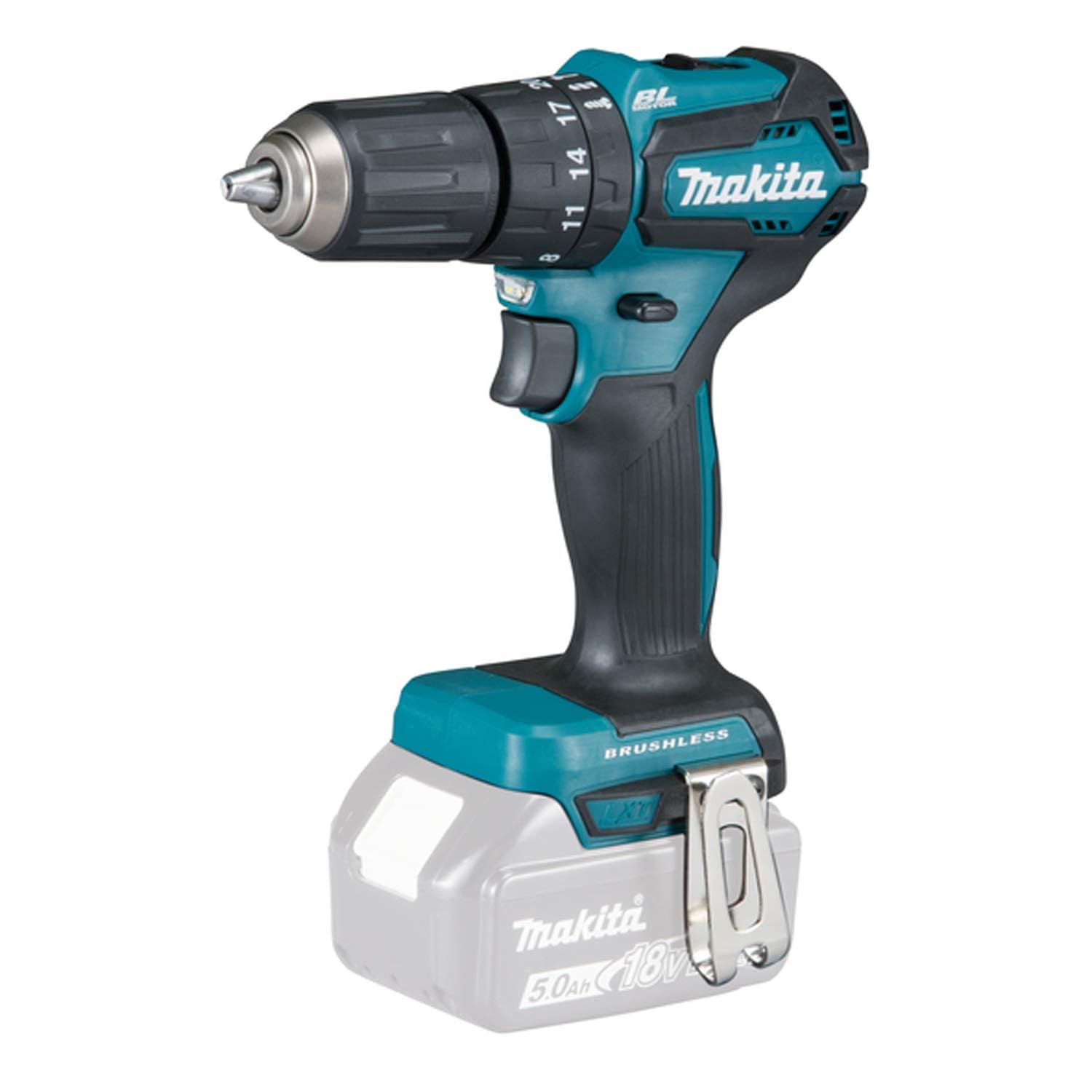 Makita DHP483Z - Taladro combinado 18V LXT sin escobillas, 40/23 Nm