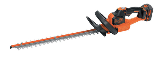 BLACK+DECKER GTC18504PC - Cortasetos a batería 18V Power Command 50 cm, batería 4,0Ah