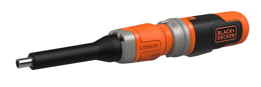 BLACK+DECKER bcf603 C de QW bcf603 C batería Varilla de chrauber (3.6 V, 1,5 Ah, con caña garantía, perfecto para pequeños atornillado, incluye 21 piezas