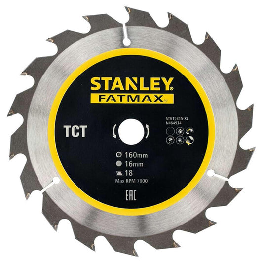 Stanley Accesorios Sta15315- XJ Hoja Tct 160 x 16 x 18 Dientes