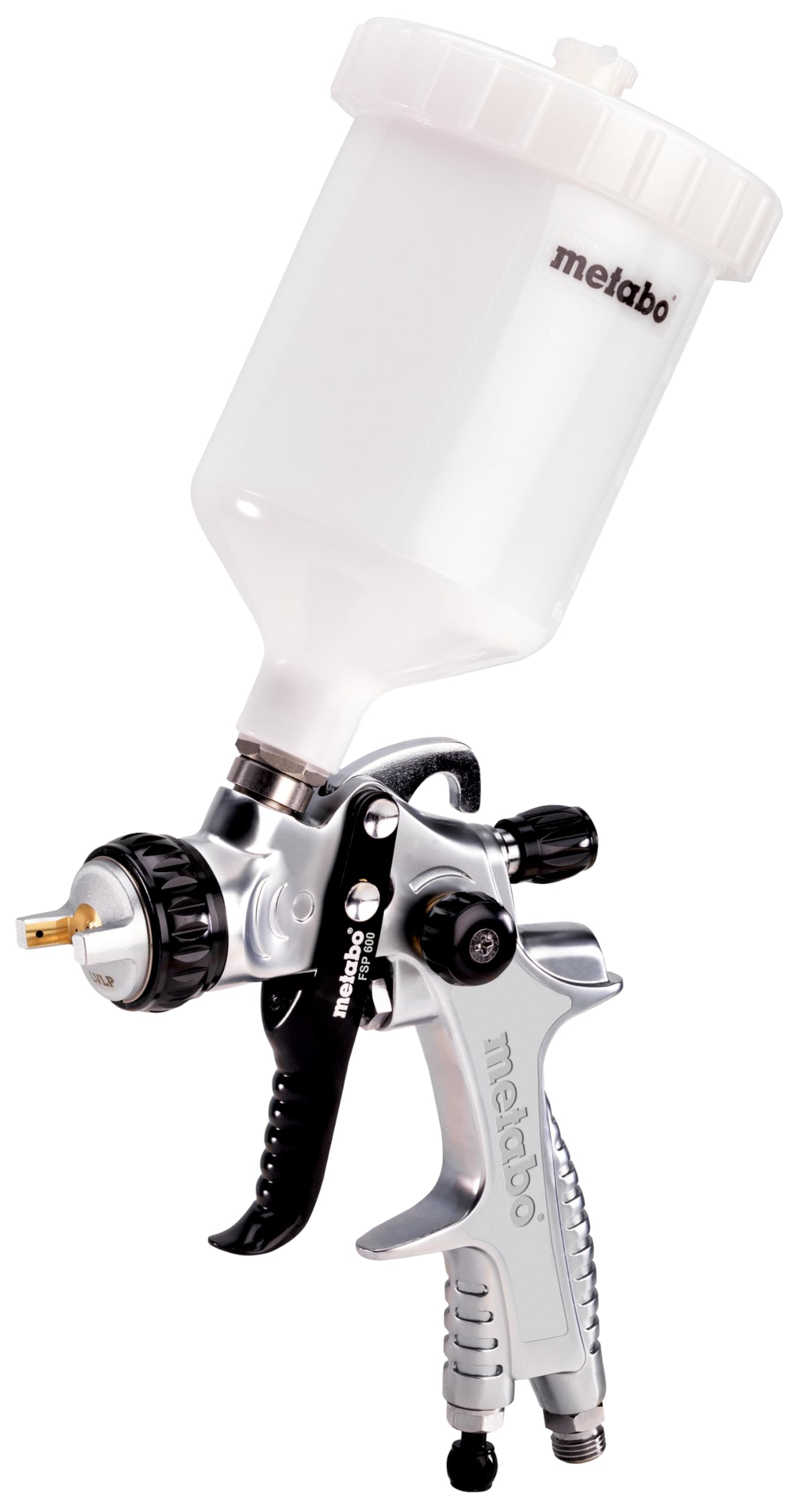 Metabo 601578000 - Pistola neumática de pintar por gravedad FSP 600 LVLP, boquilla 1,3 mm, 0,6 l