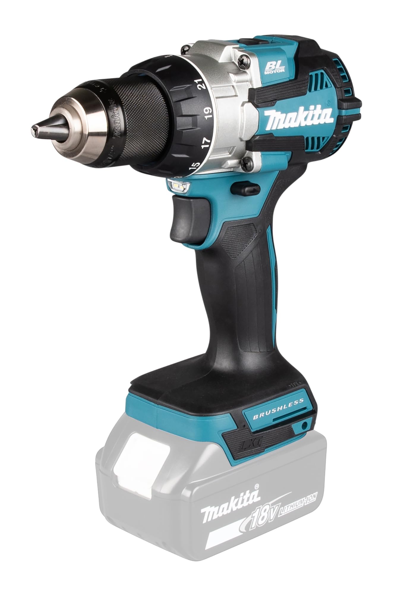 Makita DDF489Z - 18V Li-ion LXT - Taladro sin escobillas de 13 mm, baterías y cargador no incluidos