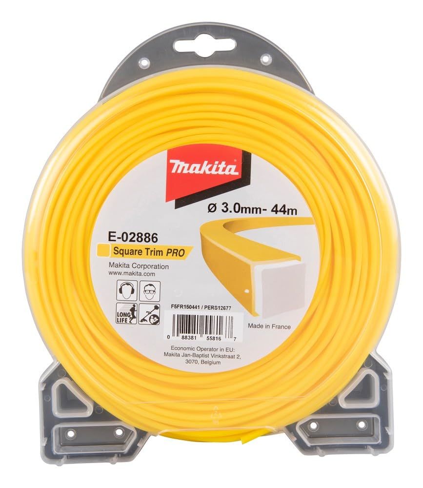 Makita E-02886 - Desbrozadora de Alambre Cuadrado Recortadora de Bordes 3 mm x 44m