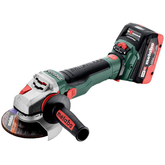 Metabo 601731660 - Amoladora angular de batería WVB 18 LTX BL 15-125 Quick 125 mm, 2x5,5 Ah LiHD