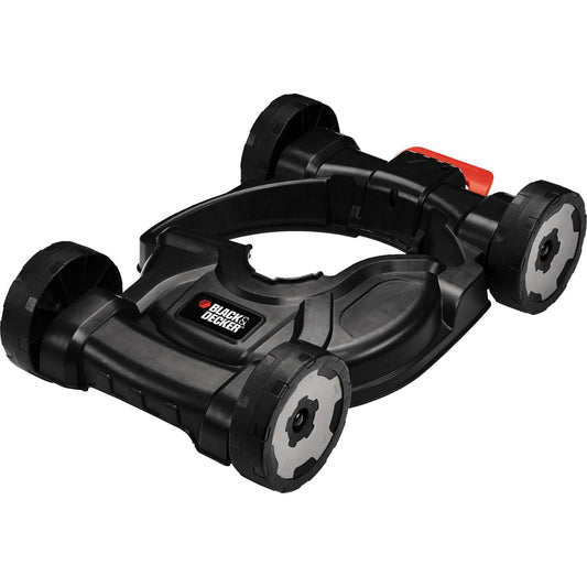 Black+Decker CM100-XJ Base con Ruedas para cortabordes, Negro