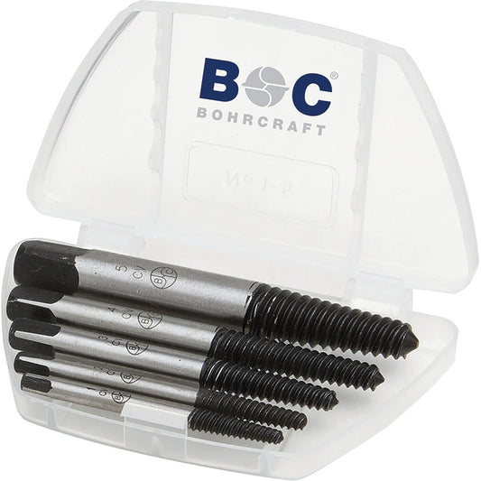 Bohrcraft 97001430008 - Jg. extractores de tornillos CV SE8 8-uds. // Tamaños 1-8