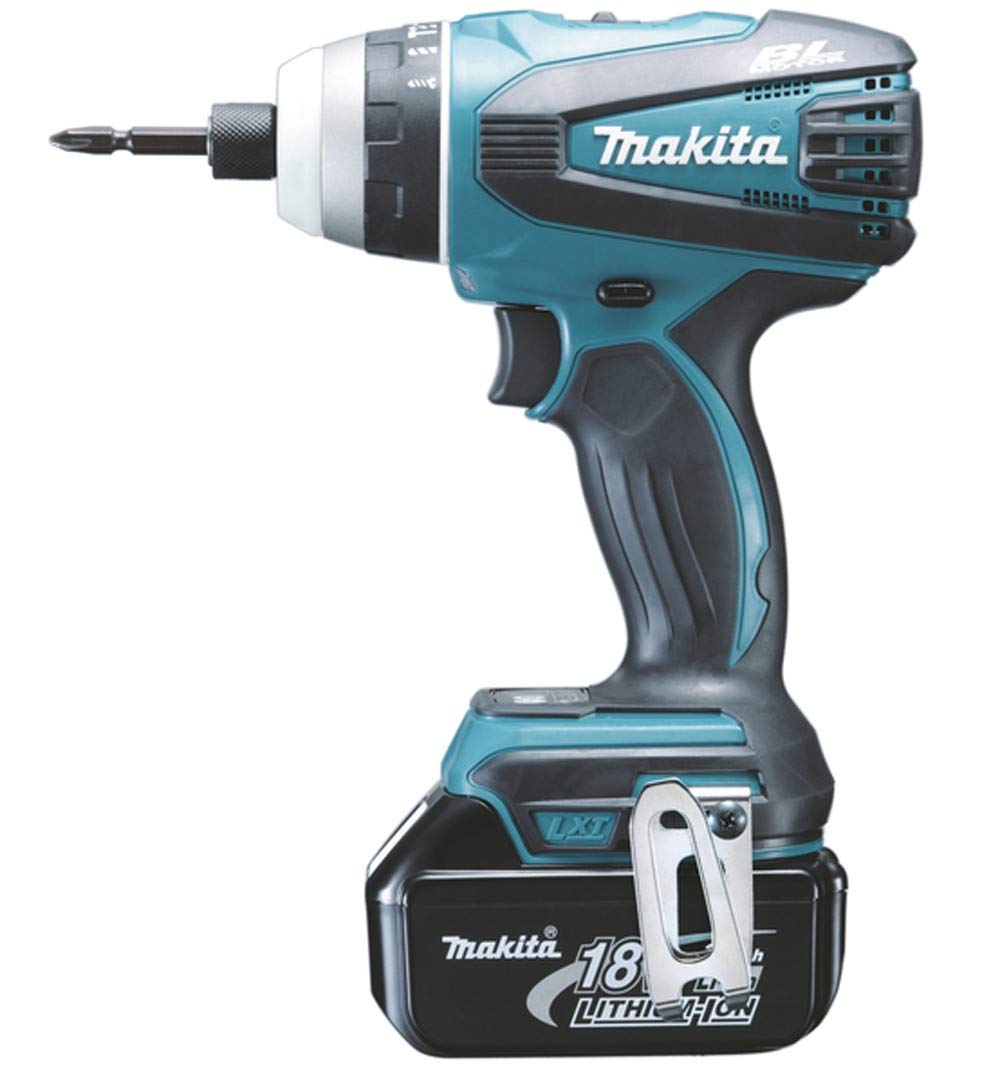 Makita DTP141RTJ - Atornillador de impacto multifunción 18V LXT, 150 Nm, 1/4" hexagonal, 2x5,0 Ah