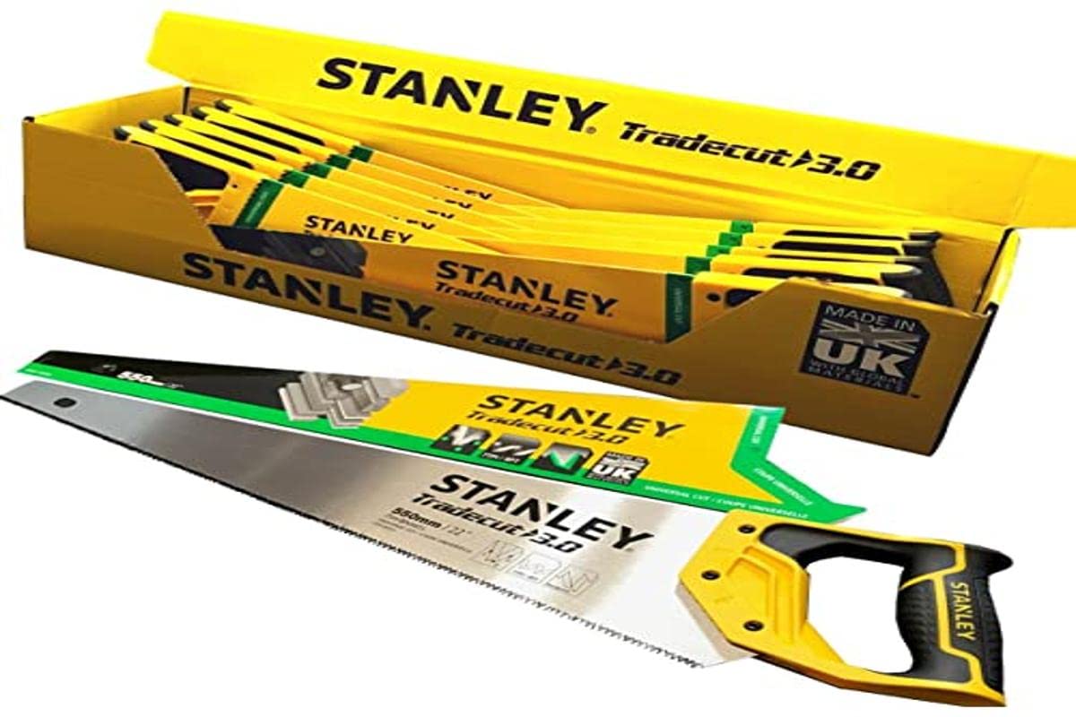 Stanley STHT1-20352 - Serrucho universal Trade Cut 3.0 de 550 mm, 7 dientes/pulgada