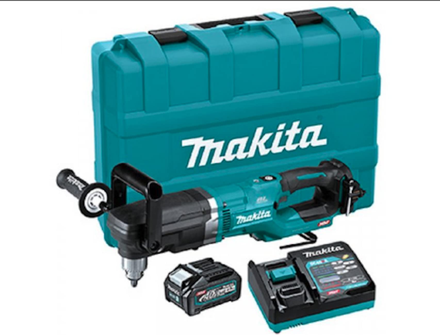 Makita DA001GM101 - Taladro atornillador angular 40 V max 1 batt.bl4040 + cargador dc40ra
