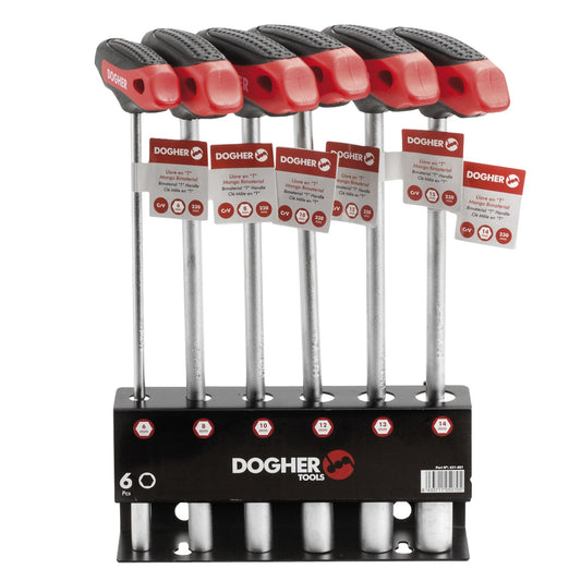 Dogher 621-001 - Expositor 6 Llaves T Vaso Hexagonal
