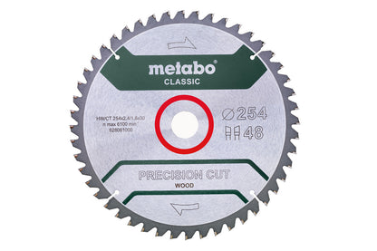 Metabo Hojas para sierras circulares "precision cut wood", calidad classic, para sierras circulares semiestacionarias — 628061000