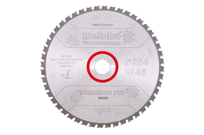 Metabo Hojas para sierras circulares "precision cut wood", calidad professional, para sierras circulares semiestacionarias — 628221000
