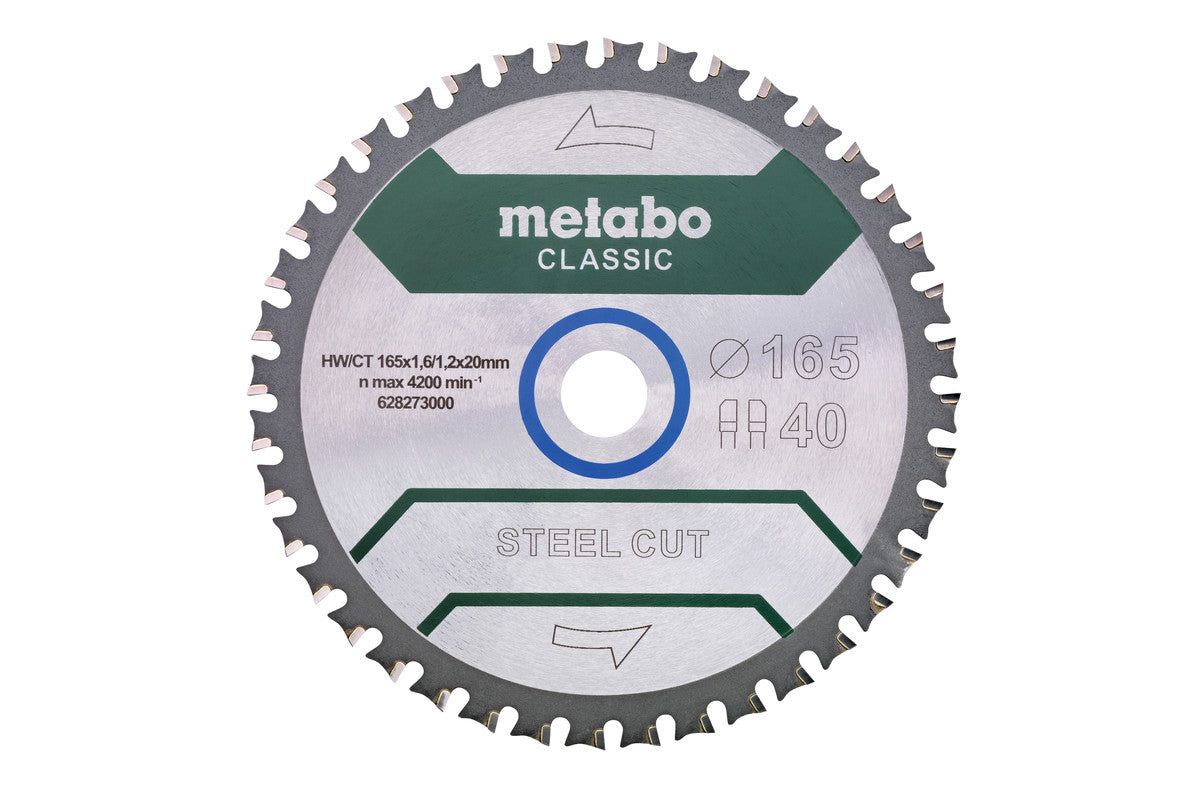 Metabo Hojas para sierras circulares "steel cut/sandwich panel", calidad classic, para sierras circulares manuales