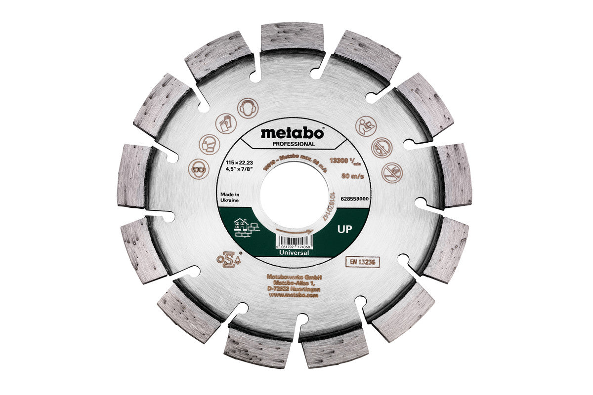 Metabo Discos de cortar de diamante "professional" / UP