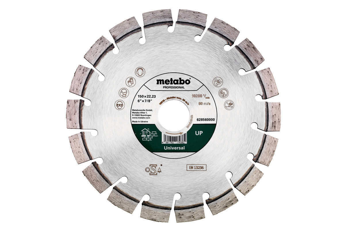 Metabo Discos de cortar de diamante "professional" / UP — 628560000