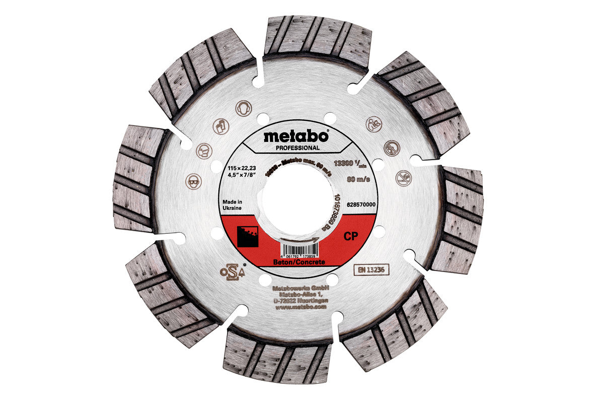 Metabo Discos de cortar de diamante "professional" / CP