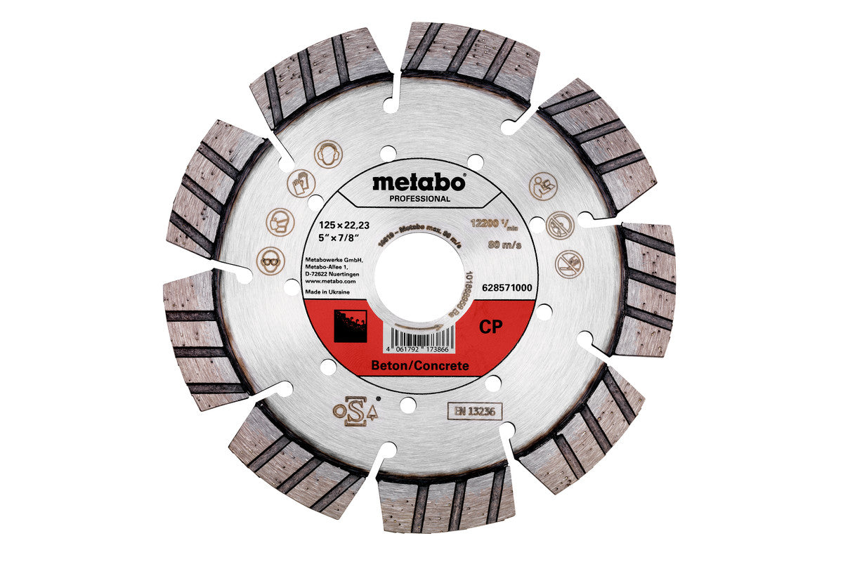 Metabo Discos de cortar de diamante "professional" / CP — 628571000