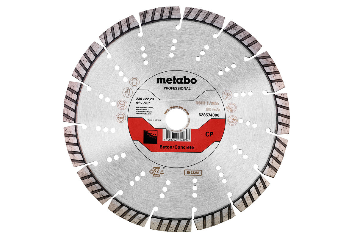 Metabo Discos de cortar de diamante "professional" / CP — 628574000
