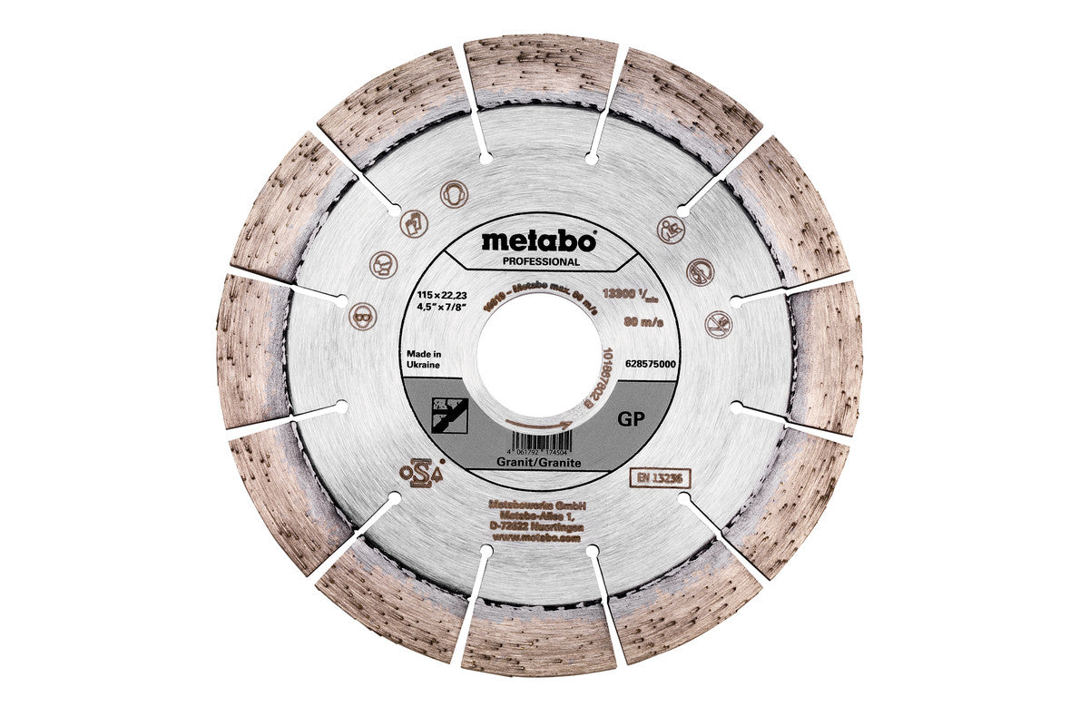 Metabo Discos de cortar de diamante "professional" / GP