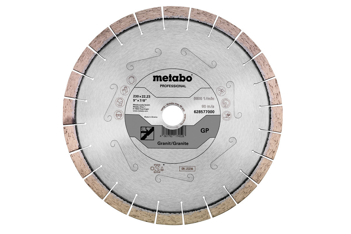 Metabo Discos de cortar de diamante "professional" / GP — 628577000
