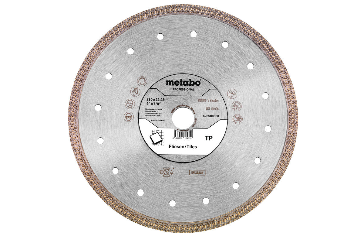 Metabo Discos de cortar de diamante "professional" / TP — 628580000