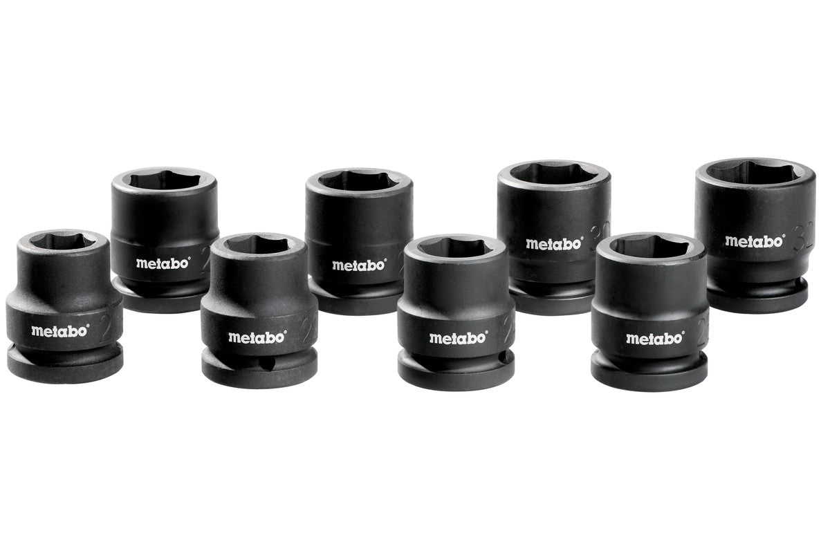 Metabo 628834000 - Juego de llaves de vaso 3/4" a prueba de golpes