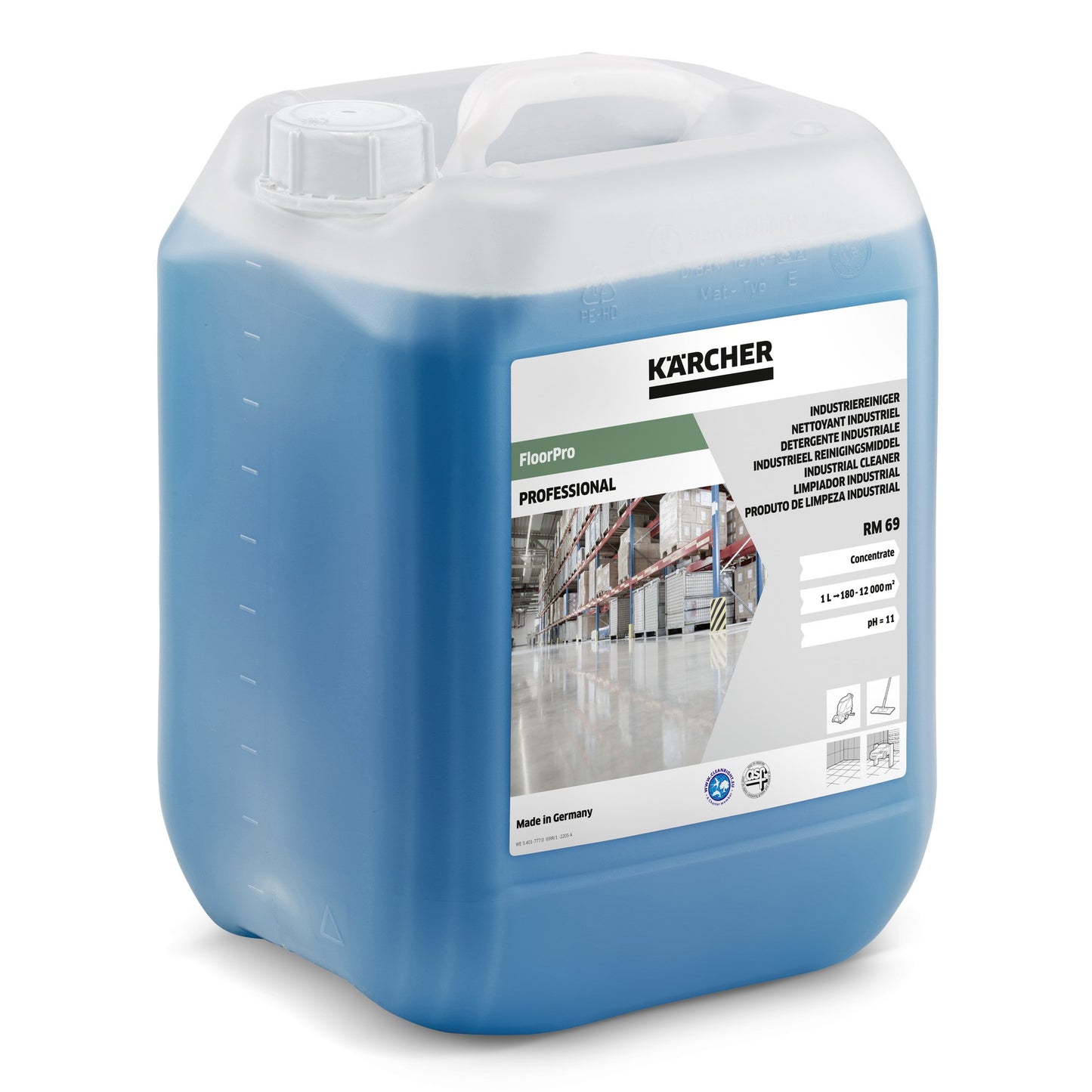 Kärcher 6.296-049.0 - Detergente para uso industrial FloorPro RM 69