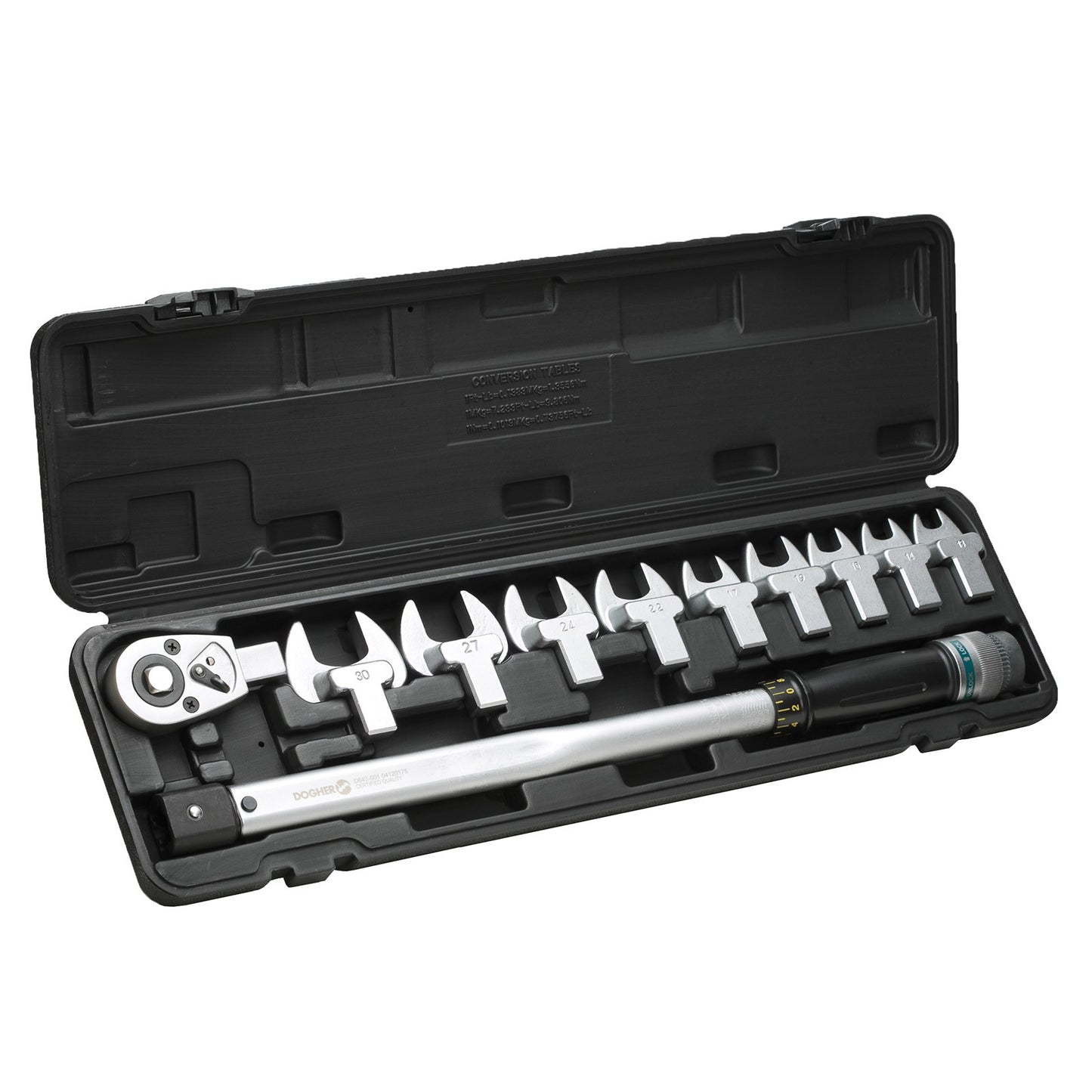 Dogher 640-001 - Estuche Llave Dinamometr. Interc 11 Pzas