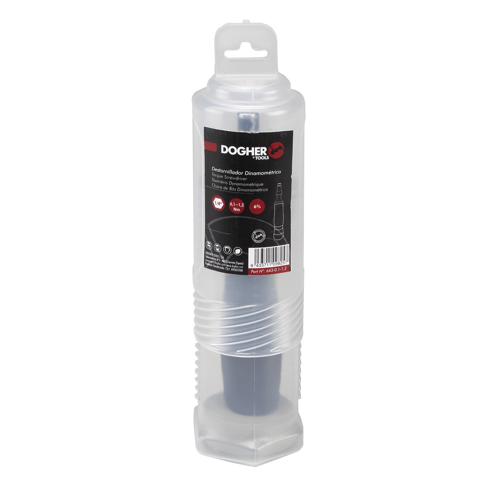 Dogher 643-1-3,5 - Destor. Dinamom. Hex Hembra 1/4 1-3,5Nm