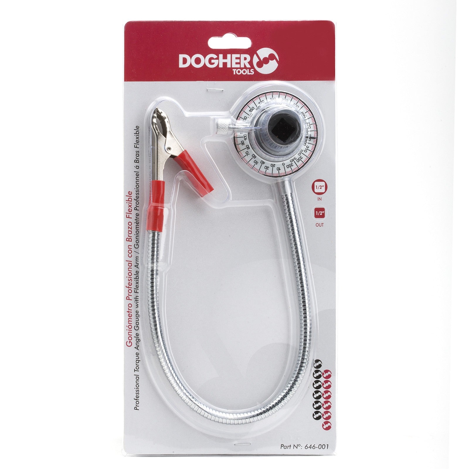 Dogher 646-001 - Torquimetro Profesional 1/2  280N*M