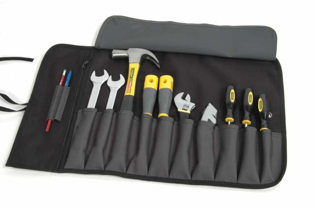STANLEY FATMAX Alicate con cremallera, Longitud 203mm, Mandíbula reforzada por inducción, Botón de bloqueo de 17 posiciones, Mango bimaterial - 0-84-647