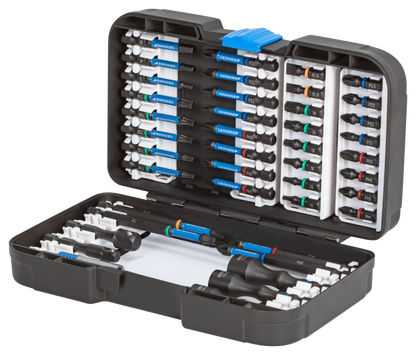 GEDORE 666-042 - 1/4" Torque Bit Set, 42 Pieces