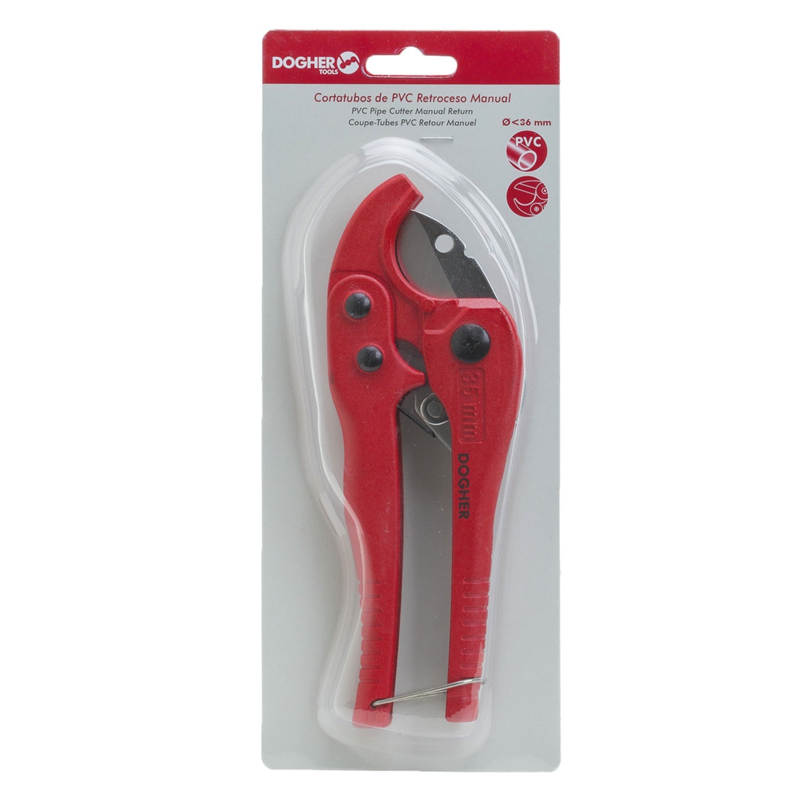 Dogher 667-36 - Cortatubos Pvc Retroceso Manual 36Mm