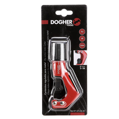 Dogher 675-03-28 - Cortatubos Regulable Para Metal 3-28Mm