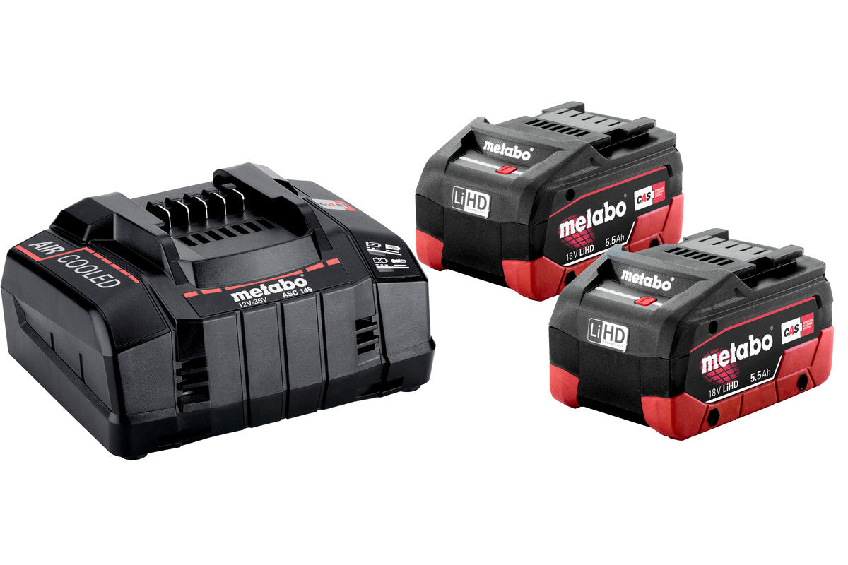 Metabo 685122000 - Conjunto básico 2 x LiHD 5,5 Ah