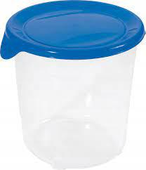 Curver 00564-139-01 Ronda frescura contenedor Fresh and Go, 1.0 L, Transparente/Azul
