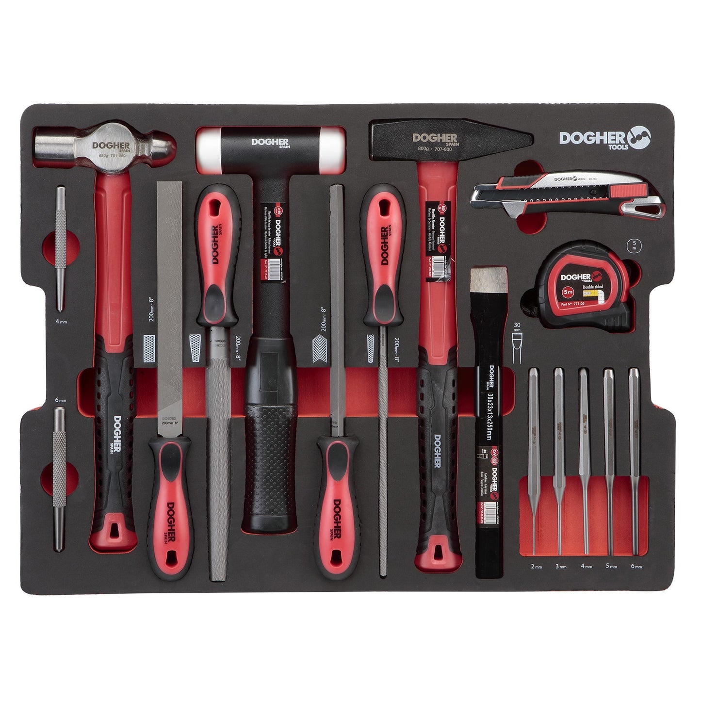 Dogher 701-080Gb - Base Combinada Gobox 17Pcs Variado