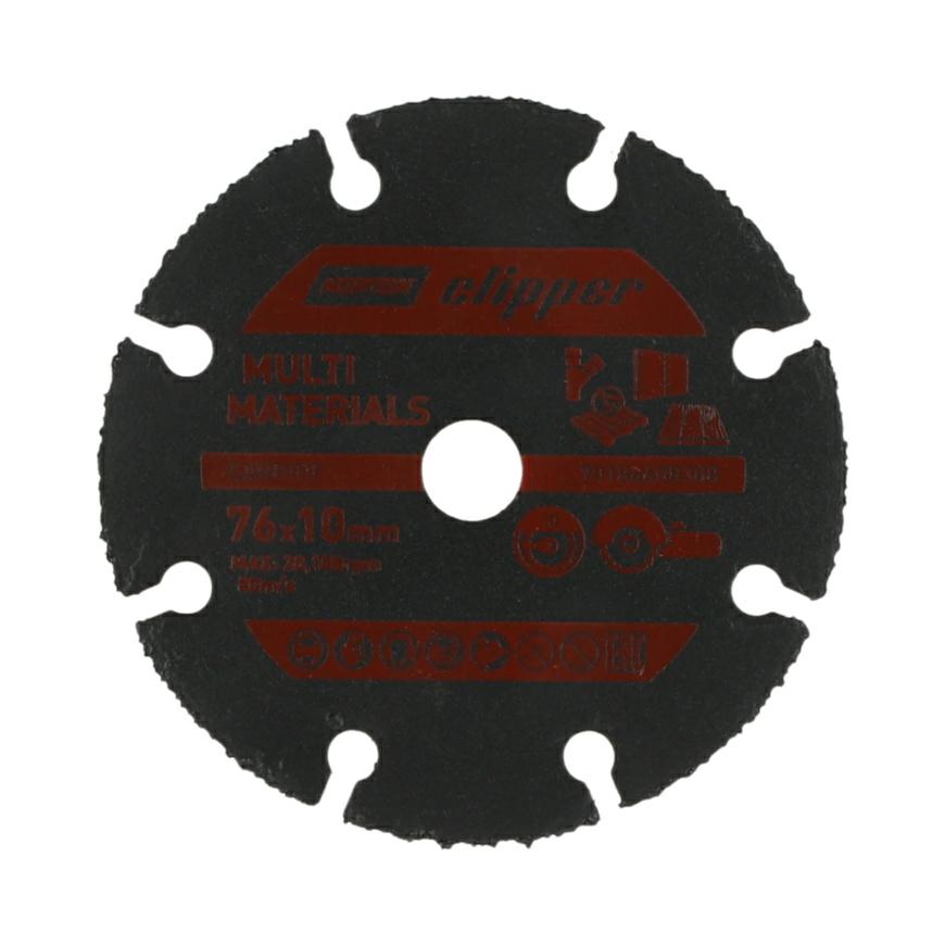 Norton 70184608308 - Disco de corte multimaterial PRO de metal duro, 76 x 10 mm