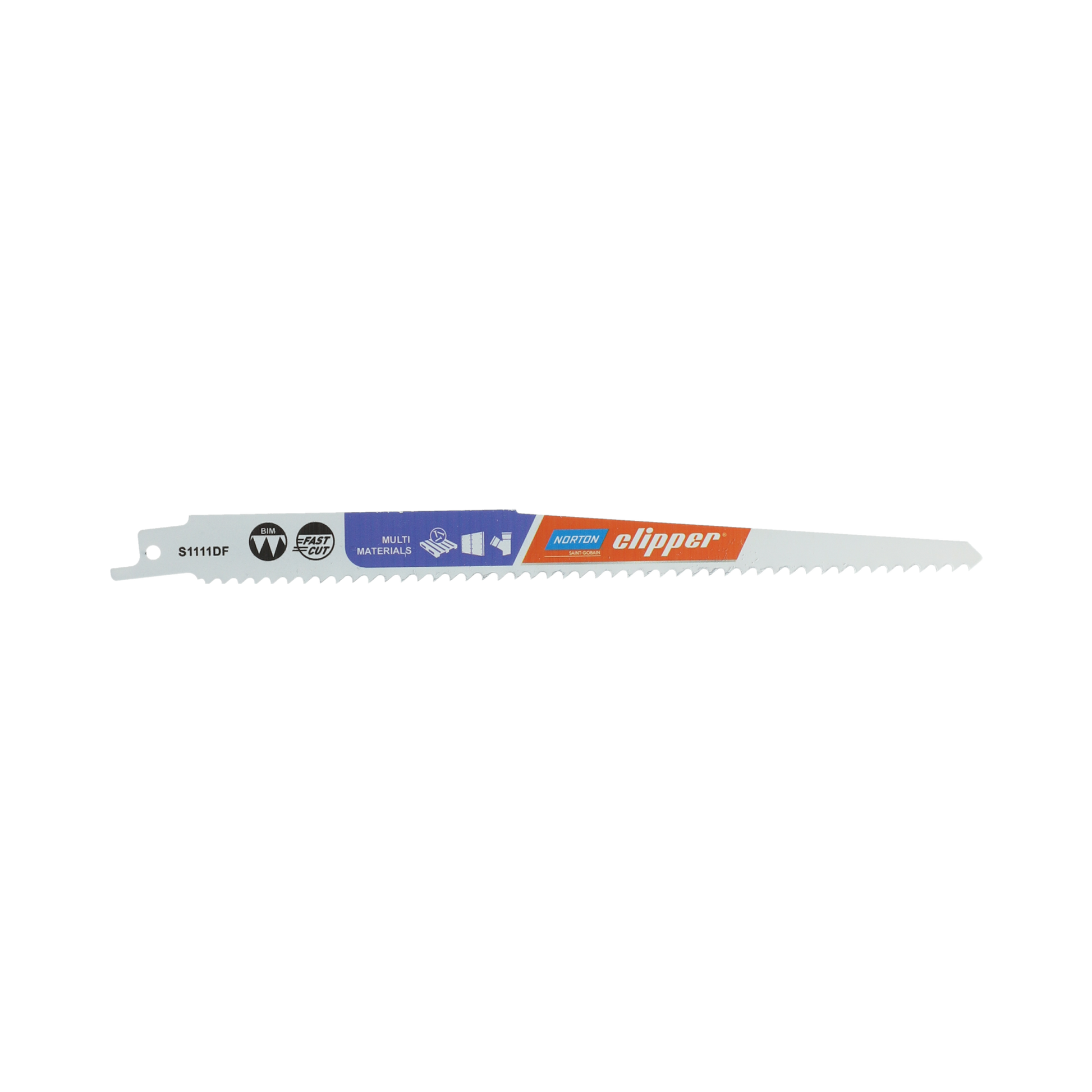 Norton 70184608359 - Hoja de sierra de sable S1111DF, bimetal, 6 TPI, 228 mm, madera y metal (Lote de 2 uds)