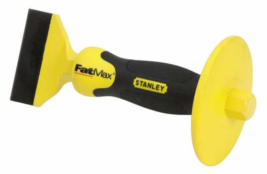 Stanley - FatMax Cincel para ladrillos FatMax CON PROTECTOR 100 x 215mm 4-18-328, Amarillo, 5.1 cm
