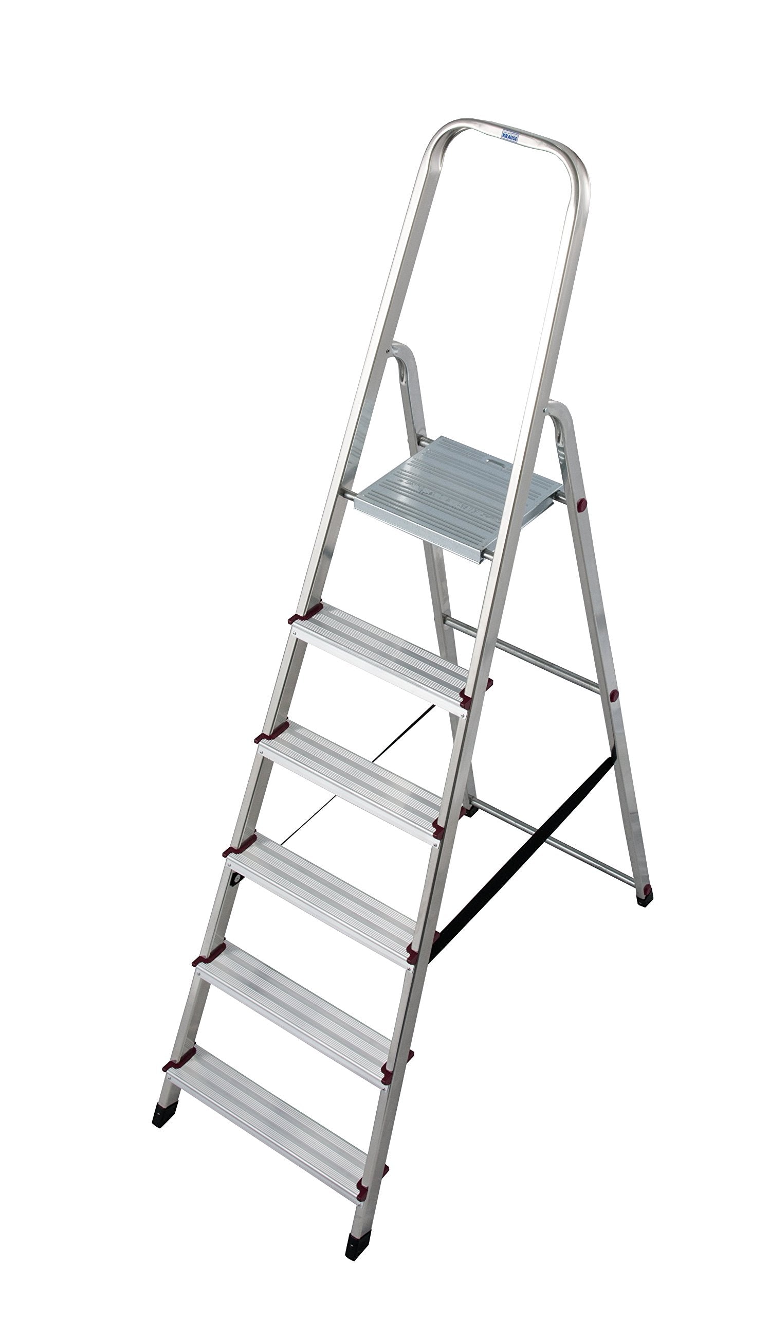 Krause 000736 - Escalera de tijera de aluminio Corda, 6 peldaños