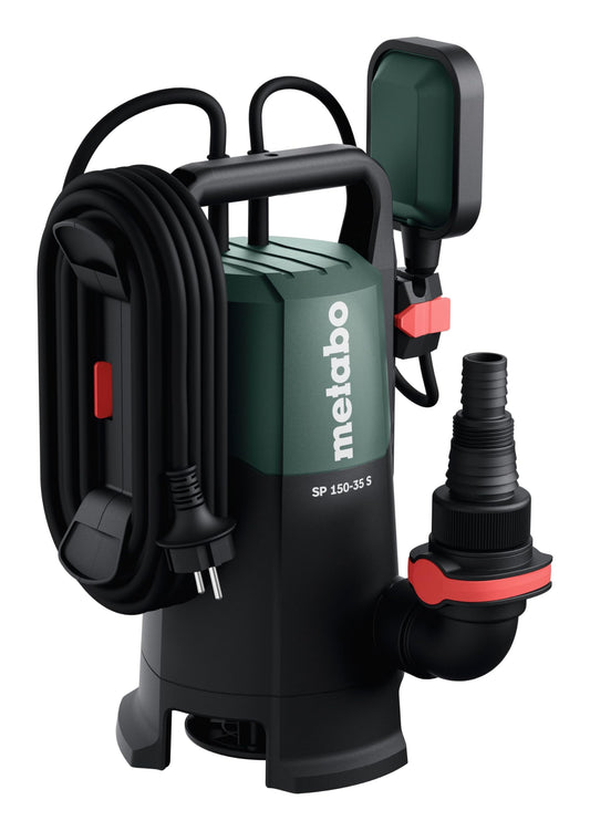Metabo 601795000 - Bomba sumergible para aguas sucias SP 150-30 S 510 W, 15.000 l/h, hasta 35 mm