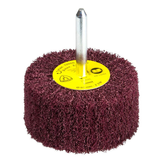 Klingspor 258925 - Rueda de láminas de no tejido con vástago NFS 600, grano muy fino, 60 x 50 x 6 mm