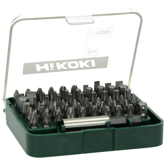 Hikoki 715000 - Caja de puntas 1/4", 61 piezas, 25 mm