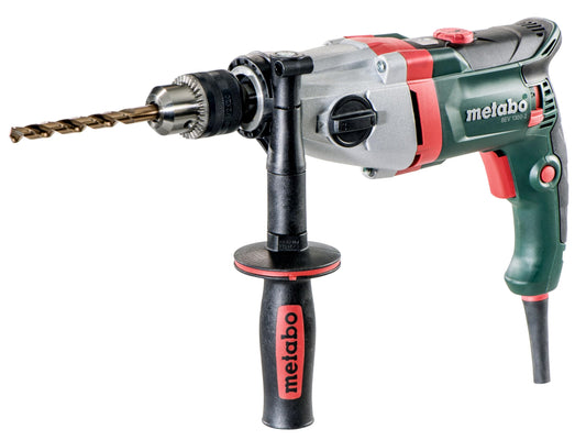 Metabo 600574000 - Taladro BEV 1300-2 1300 W, 2 velocidades, portabrocas de corona dentada