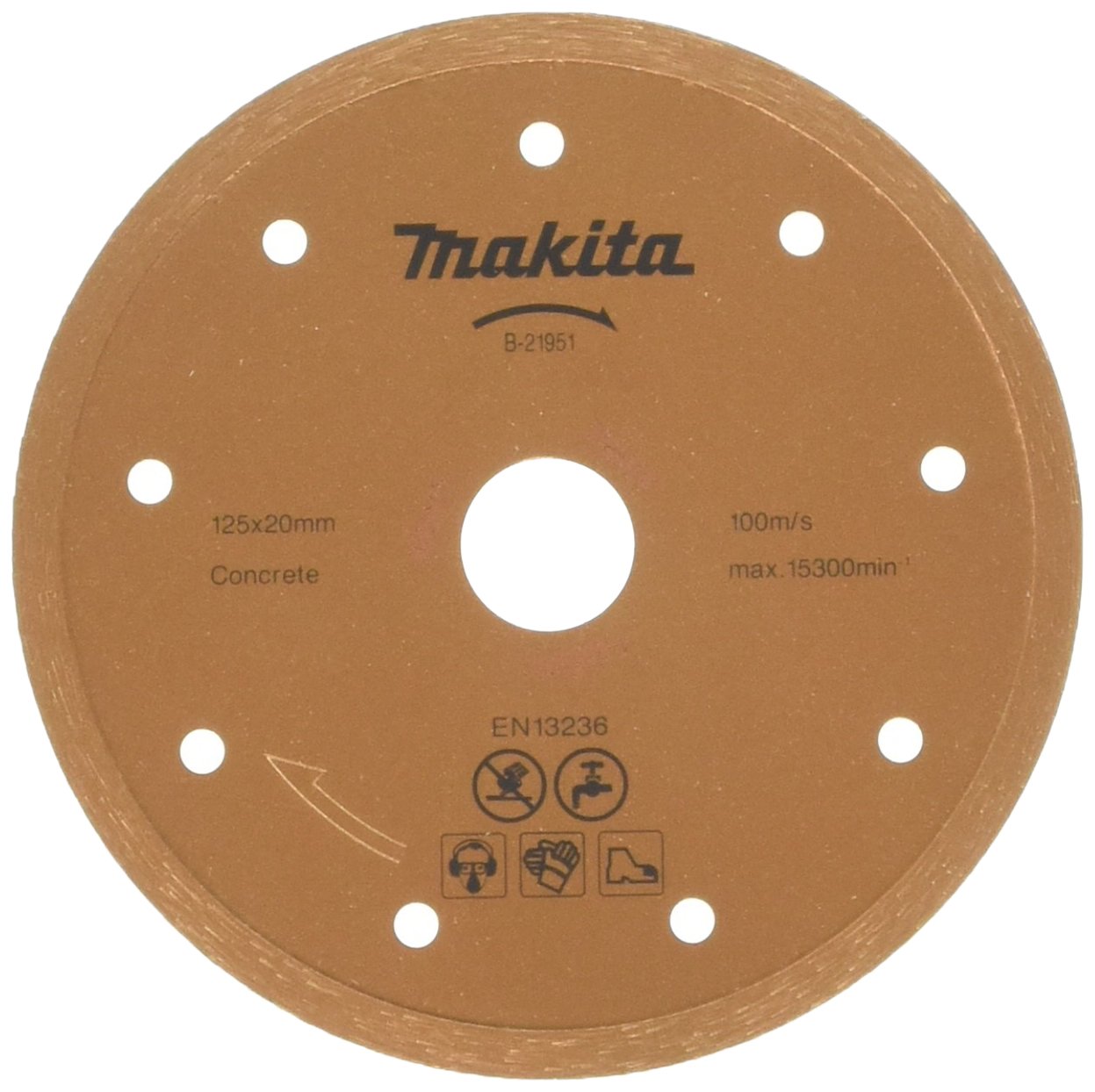 Makita B-21951 - Disco de diamante 125mm banda continua